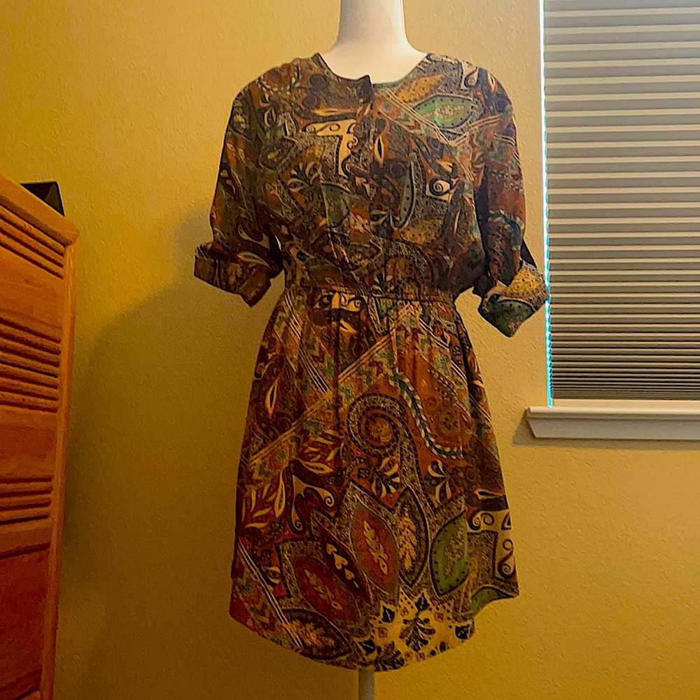 Vibrant Shirt dress